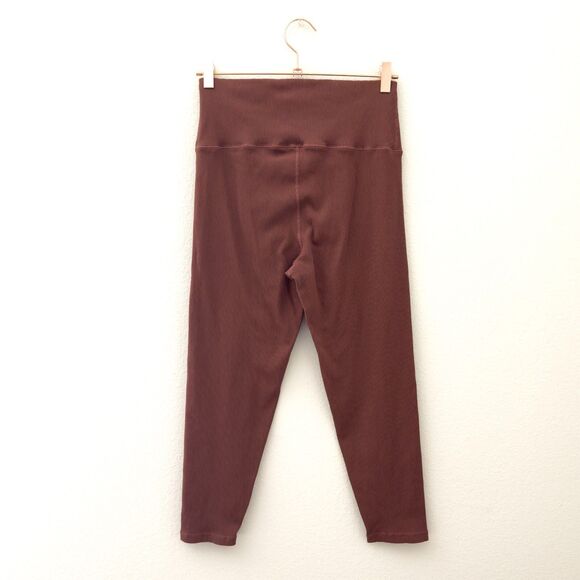 Aerie Dark Terracotta Orange High Rise Stretch Leggings Size XL - Picture 6 of 6
